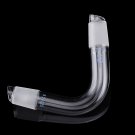 24/29 75 Degree Borosilicate Glass Distillation Adapter Connector Distilling Tube w/ Standard Ground
