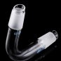 24/29 75 Degree Borosilicate Glass Distillation Adapter Connector Distilling Tube w/ Standard Ground