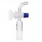 24/29Glass Adapter Vacuum Flow Control Adapter with Glass Stopcock Male Ground Joint to Right Angle