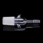 24/29 Glass Straight Vacuum Adapter Air Exhaust Connector Two Sides Ears Ground Joint to Hose Connec