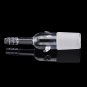 24/29 Glass Straight Vacuum Adapter Air Exhaust Connector Two Sides Ears Ground Joint to Hose Connec
