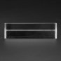8cm Optical Glass Triple Triangular Prism Physics Teaching Light Spectrum