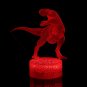 Remote & Touch Control 3D LED Night Light Dinosaur 7/16 Color Change LED Table Desk Lamp Kids Gift D