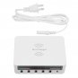 2 In1 Qi 3.0 Wireless Charger 5 Ports USB LCD Fast Quick Charging Stand Dock Pad Mat