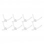 16Pcs 4Main Brush+4 HEPA Filter+8 Side Brush For Xiaomi Mi Robot Vacuum Cleaner