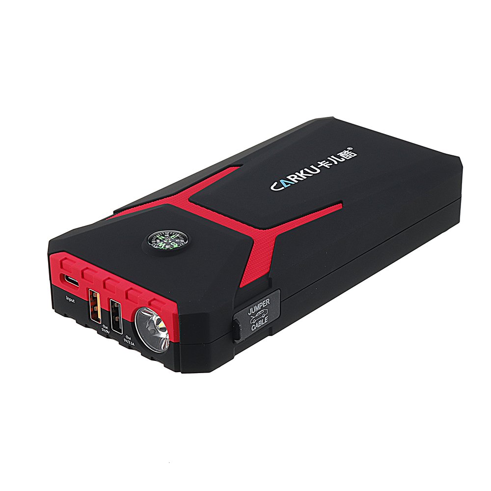 CARKU X6 12V 10000mAh Emergency Jump Starter Booster Multi-functional LED Light Compass SOS Mode Pow
