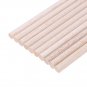 10Pcs/Set 8x200mm Round Balsa Wood Wooden Stick Natural Dowel Unfinished Rods for DIY Crafts Airplan