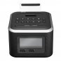 LCD Wireless bluetooth Speaker Digital Alarm Clock Thermometer FM USB Recharge