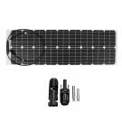 50W 18V Solar Power Panel Monocrystalline Silicon Semi-flexible Home Electricity