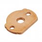 24x18.5x2mm 5.6mm TO-18 Red Copper Heat Sink Cooling Fin For Laser Diode With 3.2mm Installation Hol