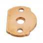 24x18.5x2mm 5.6mm TO-18 Red Copper Heat Sink Cooling Fin For Laser Diode With 3.2mm Installation Hol