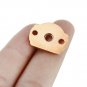 24x18.5x2mm 5.6mm TO-18 Red Copper Heat Sink Cooling Fin For Laser Diode With 3.2mm Installation Hol
