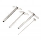 4Pcs/Set Stainless Steel Hole Puncher Rubber Stopper Perforated Tool Laboratory Equipment