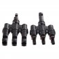 MC4 T-type 3 Branch Parallel Connector Solar Panel Adapter Photovoltaic Connector