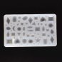 118Pcs Resin Casting Molds Kit Silicone Mold Jewelry Pendant Mould Craft DIY Set