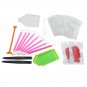 56pcs 5D Diamond Paintings Embroidery Tool Storage Bag Pen Kits