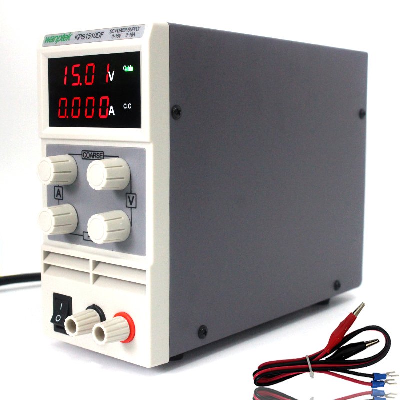 Wanptek KPS1510DF Mini 15V 10A Adjustable DC Power Supply LED 4 Digits Switching Power Supply Lab