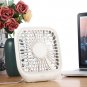 DC 5V Mini Protable Quiet Fan USB Rechargable Handheld Desktop Fan For Dormitory Office Bed