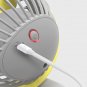 DC 5V 3W USB Clip on Fan Mini 4 Gear Speed Adjustable 4000mAh Battery Protable Fan For Office Deskto
