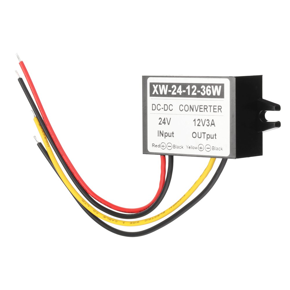 XINWEI 24V to 12V 3A 36W DC Power Inverter Converter Step-Down Buck Power Supply Module Non-isolated