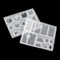 113Pcs DIY Resin Casting Mould Pendant Molds Jewelry Making Silicone Craft Kit