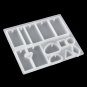 113Pcs DIY Resin Casting Mould Pendant Molds Jewelry Making Silicone Craft Kit