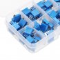 100Pcs 3296W Multiturn Trimmer Potentiometer Kit High Precision Variable Resistor With Box Kit
