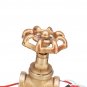 Vintage Steampunk 1/2 Inch Stop Valve Light Switch With Wire Pass Thru For Pipe Lamp