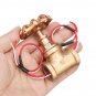 Vintage Steampunk 1/2 Inch Stop Valve Light Switch With Wire Pass Thru For Pipe Lamp