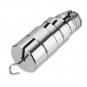17Pcs/Set 2g-200g Metal Slotted Weight Set Scale Balance Calibration with Hanger Case Physics Experi