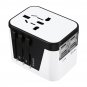 AUGIENB Global Universal Conversion Plug Socket 4 USB Travel Adapter