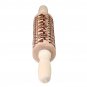 Christmas Elk Print Rolling Pin Engraved Rolling Pin Wooden Embossing Embossed Baking Tools
