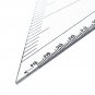 2pcs Navigation Triangular Protractor 300mm Acrylic Hypotenuse Nautical Squares