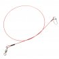 10Pcs 50cm Fishing Lures 316 Stainless Steel Wire Trace Leader Spinner Swivel Line