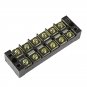TB4506 600V 45A 6 Position Terminal Block Barrier Strip Dual Row Screw Block Covered W/ Removable Cl