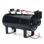180 PSI 12V Heavy Duty Air Compressor Vehicile Tire Inflator with Pressure Gauge 4L Horn Tank Kit fo