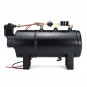 180 PSI 12V Heavy Duty Air Compressor Vehicile Tire Inflator with Pressure Gauge 4L Horn Tank Kit fo