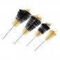 4Pcs/Set 100/250/500/1000ML Triangle Flask Taper Bottle Cone Cleaning Bristle Brushes