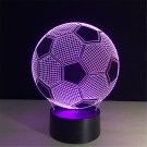 5V 3W 3D LED Fooball Night Light 7 Colors Touch Switch Remote Control Desk Room Lamp