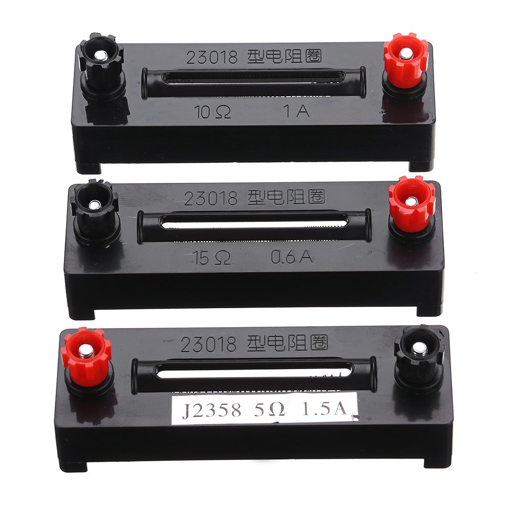 3Pcs Resistance Circle Junior High School Physical Electrical Circuit Experiment Resistor 5/10/15 Se