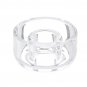 Transparent Quartz Dry Herb Glass Pan Saucepan Fit For Greenlightvapes G9 Tick E-nail