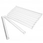 10Pcs 100mm OD 8mm 1.5mm Thick Wall Borosilicate Glass Blowing Tube