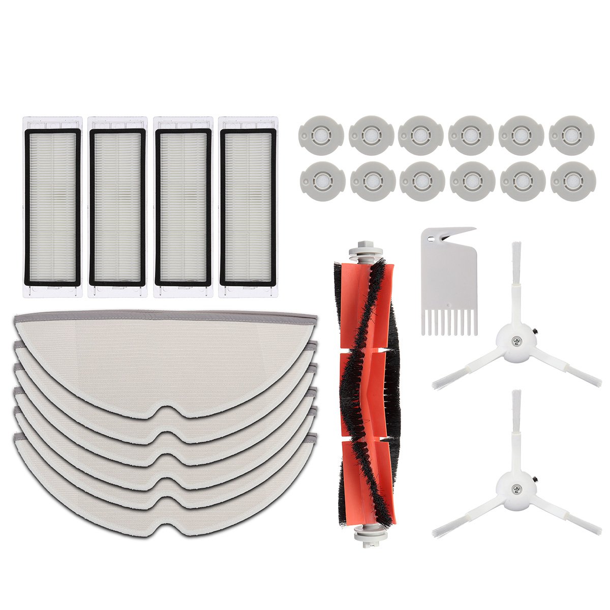 Filter Main Side Brush Mop Cloth For Xiaomi for Roborock Robot S50 S51 S55 Durable