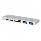 7 IN 1 Type-C HD 4K Card Reader USB Hub Multifunctional Hub USB3.0 Type C Hub
