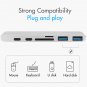7 IN 1 Type-C HD 4K Card Reader USB Hub Multifunctional Hub USB3.0 Type C Hub