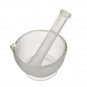 60mm Footed Glass Mortar And Pestle Set Lab Grinder Experimental Grouting Bowl Tool