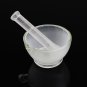 60mm Footed Glass Mortar And Pestle Set Lab Grinder Experimental Grouting Bowl Tool