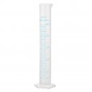250ml Plastic Graduated Measuring Cylinder Beaker Tube Flask Cups Laboratory Scale