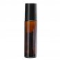 10ml10pcs Clear Glass Essential Gemstone Roller Balls Chips Bottles With Pearl Cotton