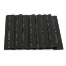 127Pcs RSFR-H 7 Types Black Heat Shrink Tube Halogen-free Environmentally Friendly Flame Retardant S